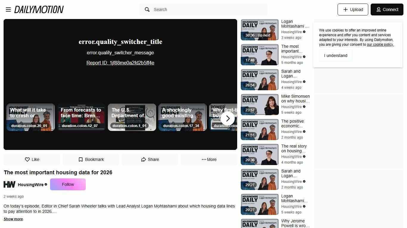 The most important housing data for 2026 - video Dailymotion