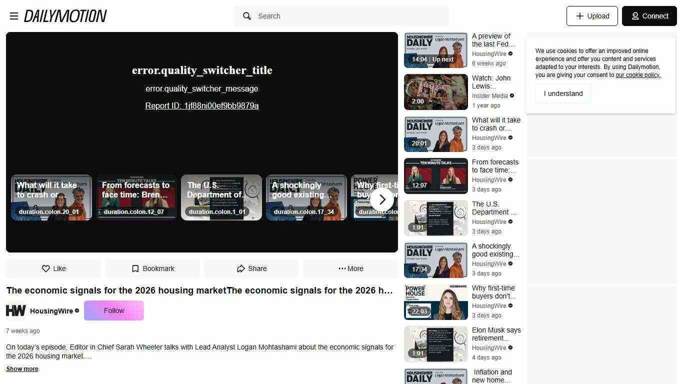 The economic signals for the 2026 housing marketThe economic signals for the 2026 housing market - video Dailymotion